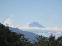 ずっと富士山が見えました