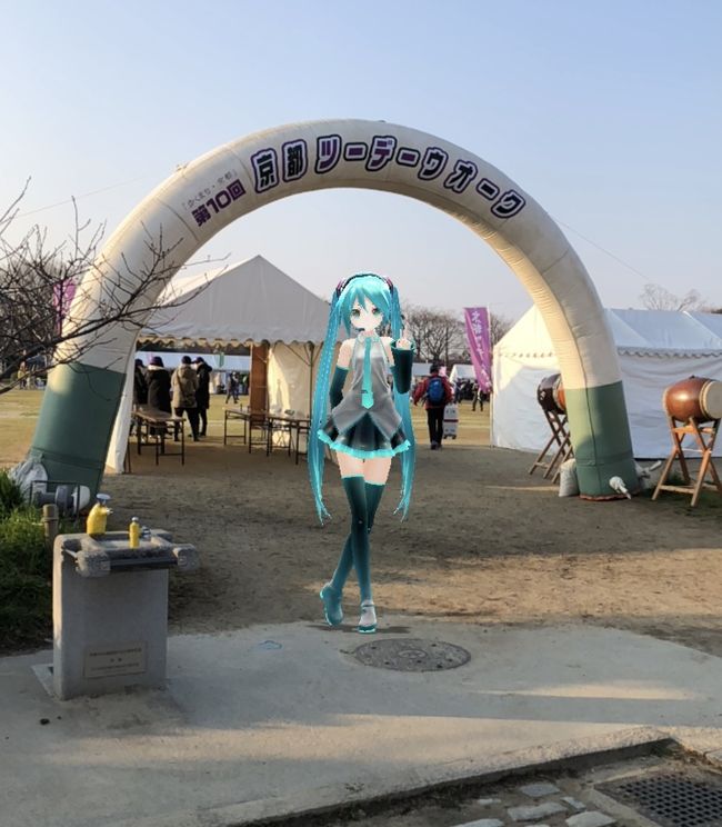 第10回京都ツーデーウオークに参加しました。2月1日に足の親指の爪にケガをして完治しないままの参加になりました。不安でしたが、大好きな京都を歩きたくて参加しました。