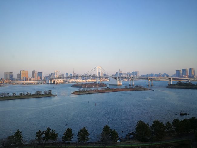 ヒルトン東京お台場をフラッシュセール(12500++)で予約したので、奥さんと泊まってきました。お台場は東京マラソンの受付場所になっていたようで、台場駅とか賑やかでした。チェックインは15時前、チェックアウトは13時だったのでゆっくりしました。