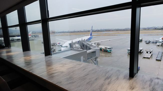 羽田でもスイートラウンジを体験しましたが伊丹でもスイートラウンジを利用してみました。<br />いつも伊丹ではカードラウンジを利用しています。普通のANAラウンジすら使ったことがありません。<br />カードラウンジでも特に混んでないし不便を感じたことはありません。<br />スイートラウンジではおにぎりとパンがありました。また、明石焼きがあってとてもおいしかったです。<br />明石焼きをおかわりしに行ったら無くなっていました。しょうがなく、おにぎりとオニオンスープを追加。<br />オニオンスープはロイホの位おいしかった。すぐ明石焼きも追加が来ましたがチョコワッフルも食べたのでおなかいっぱいになってたのでおかわりはしませんでした。チョコワッフルも絶品でした。<br />東京のスイートラウンジより混んでないのでゆったり出来ました。食事もおいしかったです。