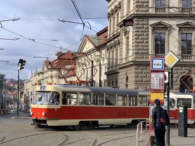 ←1日目編 https://4travel.jp/travelogue/11468873<br /><br />学生最後にドカンと海外一人旅.もともとは友人たちと行く予定だったが,皆揃ってお金がないということで次々と断念していく.自分も正直お金はなかったが,ここで行かなかったら社会人になって次いつ行ける機会があるかは分からない.何より今行かなかったら一生後悔するなと思い,初めての海外一人旅を決断.<br />出発の日が迫れば迫るほどドキドキが増してきた.しかし,出発前夜にプラハの街を歩く映像を観ていたら不安が吹き飛んだ.早くこの街を歩きたいという思いが強くなった.だから,私はその思いを旅行記を通して,これから行こうと思っている人たちに伝えたい.<br /><br />さて,2日目は今回の旅一番の目的である,ドヴォジャークが眠るヴィシェフラドへ訪れるところから始まった.そこから新市街にあるドヴォジャーク博物館へ.この日の午前中は,ドヴォジャークの時間を過ごした.