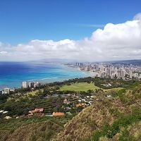 介護を離れてハワイ家族旅行　①　ダイヤモンドヘッド登山とウルフギャング