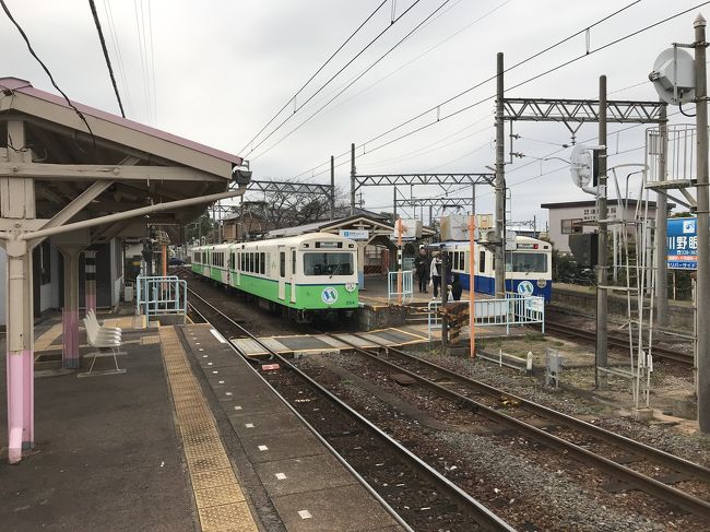 四日市9:45-9:56西日野(八王子線廃線巡り)11:00-11:03日永11:05-11:17内部~(徒歩)~小古曽11:36-11:45日永12:04-12:09四日市 *あすなろ1dayフリーきっぷ、550円を購入。軌間762mmのナローゲージ。内部線の車両は、グリーンのラインが入った「なろうグリーン」。八王子線の車両は、ブルーのラインが入った「なろうブルー」。内部線:四日市~赤堀~日永~南日永~泊~追分~ 小古曽~内部 (8駅 5.7km)八王子線:日永~西日野(2駅 1.3km) *八王子線の名前の由来。 以前は、伊勢八王子まで運行していた。 昭和49年(1974年)7月25日の集中豪雨の路面破損により、西日野~伊勢八王子間は廃線となるが、八王子線という線名は残った。西日野駅は現在の場所に移転された。西日野駅から元伊勢八王子駅間の廃線跡を歩く。遺構は全く無い。道なりが、かって線路が敷かれていた事を想像させる。