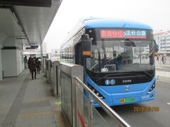 上海の奉賢・南橋バスターミナル・奉浦快線バス