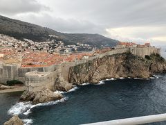 クロアチア旅行 母息子at春休み②の２　ドブロブニクの城壁巡り　