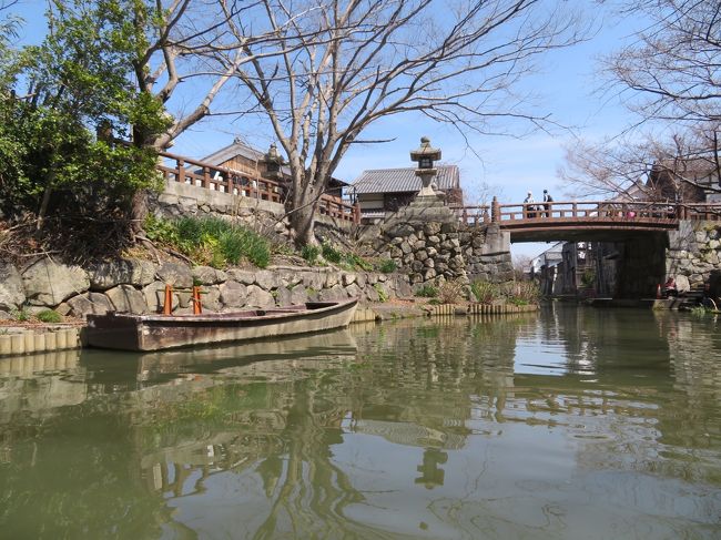 2月の旅行から帰って　早1か月、<br />何処かへ行きたい虫がソワソワ。<br />天気も良さそうだし。<br />という事で、<br />近江八幡へ出かける事に。<br /><br />突然の思い付きで出発したので<br />JRジパング割引が効く距離にも関わらず、<br />通常料金で行ってしまいました。<br />帰宅後気付き、なんてこった(^-^;