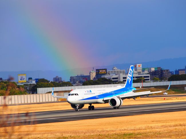 １度行ってみたかったシリーズｗｗｗ<br /><br />伊丹空港はいつも飛行機に乗ったり降りたり。<br />スカイパークは、いつも飛行機から見えていたし行ってみたいと思っていました。<br /><br />有岡城も大河ドラマ軍師官兵衛を見て行きたいと思いながら今に至る。<br />全然遠くないのに行った事ありませんでした。<br /><br />伊丹空港は何となく雲の集まりやすい場所のイメージ。<br />とても天気の変わりやすい場所という印象。<br />今回も雨風にやられて大変でしたが、その代わりとても綺麗なものが見られました・・・