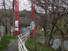 大阪で大和川と石川の吊り橋を行くと