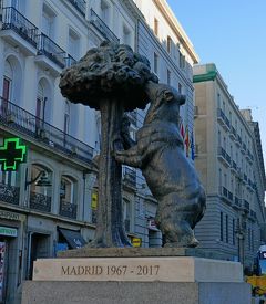 2018.12スペインラマンチャ・コスタデルソル旅行41-カタロニアプエルタデルソルに2泊，Major広場， Puerta del Sol