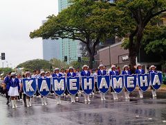 201706突然ハワイ！六日目　カメハメハデーのパレードに見惚れる