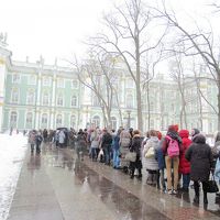 雪残るサンクトペテルブルク3泊5日(1)到着～2日目エルミタージュ美術館と市内観光編