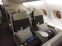 2018年中欧旅行②エールフランス１１１便　A380　上海浦東パリ　ビジネスクラス搭乗記（11.08.2018　AF111　PVD-CDG)