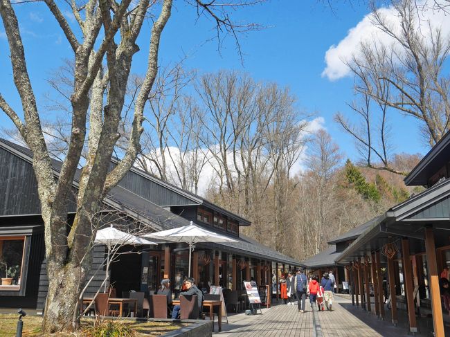 長野の旅行記書くの久しぶりだなぁ~。<br />大好きな長野、、、3年ぶりだった。こんなに間があいてしまうなんてー!!<br /><br />それはさておき。<br />東京は桜が満開になるというときに、軽井沢へ行こうと決まったのは、4日前。急!!<br /><br />新潟に住む友人にどうしても会いたくなってしまい、ダメ元でお誘い。<br />ちょうど予定が合ってデートをしてきました♪<br /><br />以前、中間地点は高崎あたりだよねって話しているときがあって、高崎にしようと思ったんだけど、もうちょっと先まで行けば軽井沢!<br />うーん、高崎には申し訳ないけど軽井沢のほうが行きたい!!ってことで、軽井沢に決めました♪<br /><br />ランチしておしゃべりして、お茶して。<br />たくさん笑ってとても楽しい時間でした!!会えてよかった♪