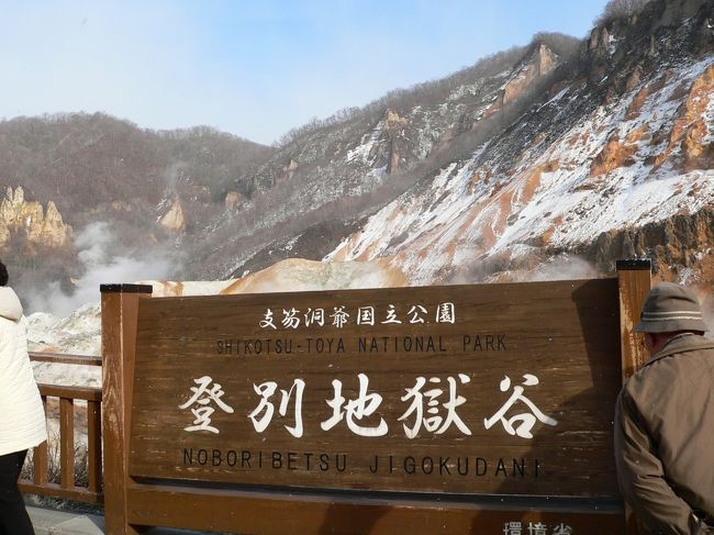 サミットが開催されたザ・ウィンザーホテル洞爺に泊まるのが第一の目的でした。<br />個人手配では割高になるため、旅行会社のツアーをいろいろ検討しました。<br /><br />ホテルの滞在時間が長く、移動距離の短いもの・・・そうなると広い北海道のほんの一部、道南を観光する四日間のツアーとなりました。<br /><br />それが去年のこと・・・<br />諸事情で三回キャンセルし(キャンセル料を払ったことも)四回目にしてようやく行ってきました!<br /><br />昨年の地震のことが頭をよぎり(*_*; どうしようかと、正直思いました。<br />でもいつ起こるかわからない天災を気にしていたら、どこにも行けません!<br /><br />今回は運良くふっこう割のツアーを利用でき、コスト的にも全てにおいて大満足の北海道旅行でした。<br /><br />日程<br />一日目 羽田空港12:00→新千歳空港→登別 登別万世閣 泊<br />二日目 登別→ノーザンホースパーク→えこりん村(写真無し)→小樽<br /> →ニッカウヰスキー余市蒸留所→札幌 札幌プリンスホテル 泊<br />三日目 札幌→昭和新山→サイロ展望台→洞爺湖温泉 <br /> ザ・ウィンザーホテル洞爺 泊<br />四日目 洞爺湖温泉→新千歳空港→羽田空港15:10<br /><br />バス走行距離 合計720㎞<br /><br />