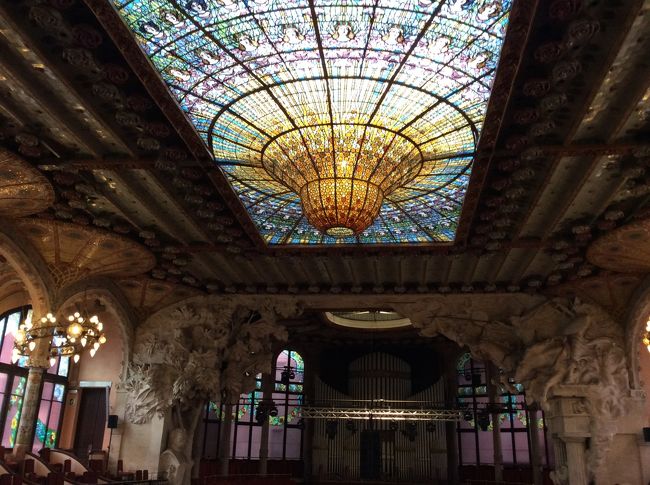 ラテン系を廻る旅  第3章 西班牙   バルセロナ 4  Palau de la Música Catalana