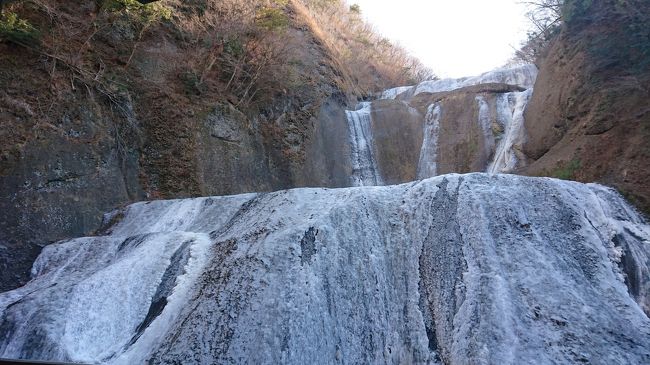 母方の実家へ新年の挨拶した後に、<br />久しぶりに袋田の滝、西山荘に行ってきました。