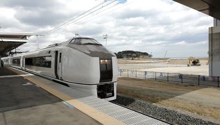 ＪＲ常磐線　浪江－富岡代行バス　富岡－いわき６５１系普通列車　2019年４月