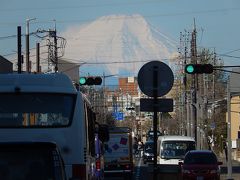 上福岡駅から見られた富士山は素晴らしかった