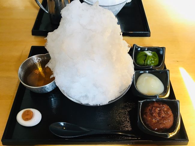 日帰りハイキングで、長瀞エリアの宝登山へ。ちょうど桜が満開でした!<br />ハイキングの後はお待ちかね、天然のかき氷。<br />まだシーズンには少し早いのか、ほとんど並ばずに食べることができました。