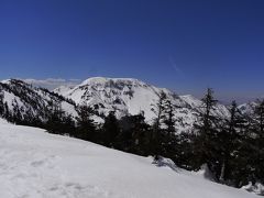 かぐらスキー場から中尾根へ（山スキー）