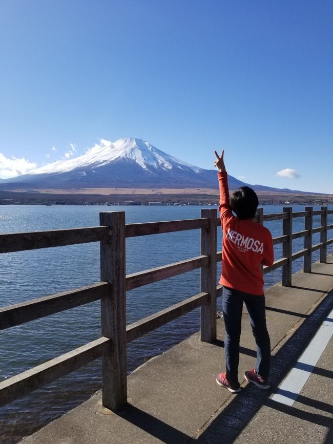 前年夏にイエローストーンを見て感動しましたが、日本にも美しい忍野八海があると知り、行ってみることに!!<br />2年連続で一泊二日お正月の富士山旅行となりました。。<br /><br />(下書きのままだったのですがやっと公開!)