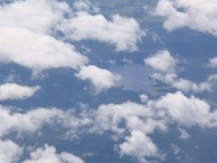 2018年８月、羽田発ミュンヘン行きルフトハンザ715便機上から尾瀬を見下ろしてみた