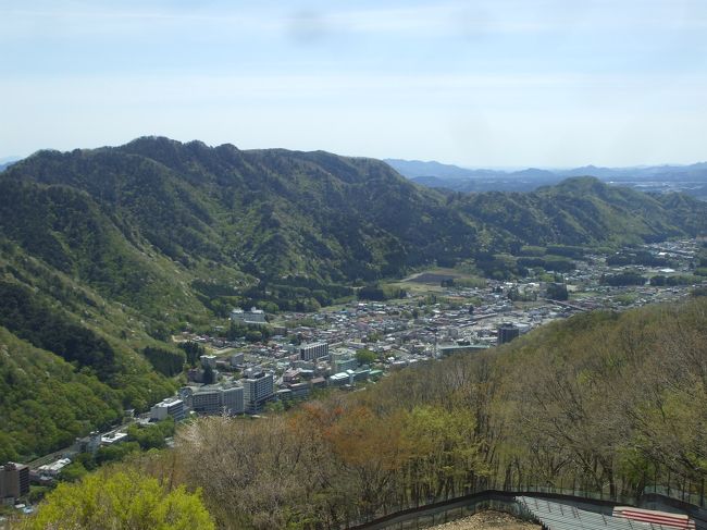 鬼怒川ライン下りをした後は鬼怒川ロープウェイに乗っておさるの山に行きました。