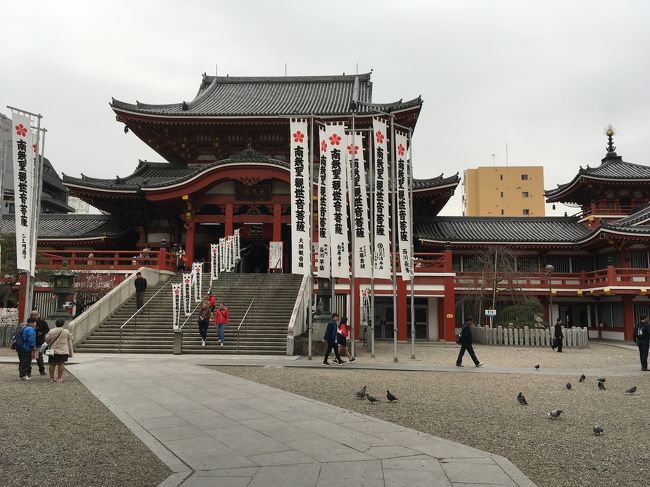 旧友と会うという名目で発生した 名古屋方面へのプチ旅行。<br />家族旅行がその実大半になってます。<br />うさぎだらけの三輪神社から、徒歩移動で<br />今度はハトがたくさんいる大須観音に向かいます。
