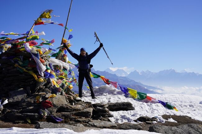 エベレスト街道274㌔巡礼の道を歩き登った記録　5.Pikey Peak (4067m)～タクトゥール(3000ｍ)