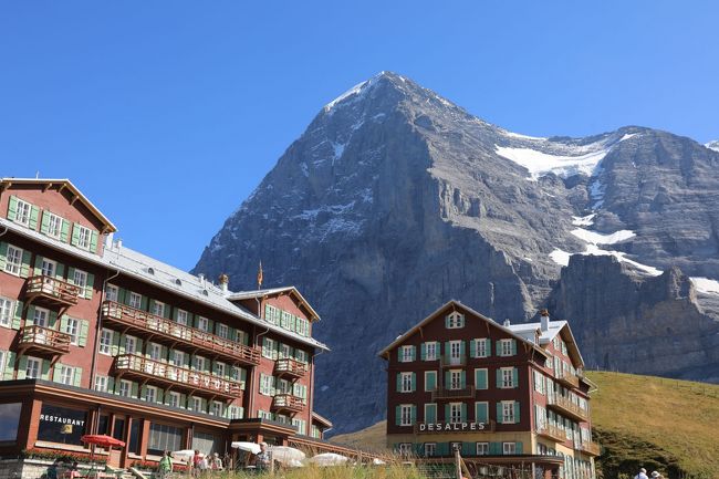 スイス6日目④クライネシャイデックからラウターブルンネンへ下山、チューリッヒへ