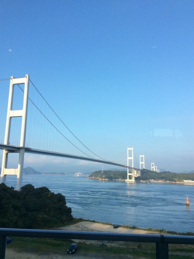 四国上陸！その②しまなみ海道でサイクリングそして道後温泉へ