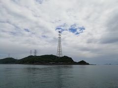 共同フェリー!スーパーイーグル号!維和島大戸ノ瀬戸!苓北火力線!送電鉄塔!熊本・天草 島巡り 2019年4月 3泊4日1人旅(個人旅行)４６