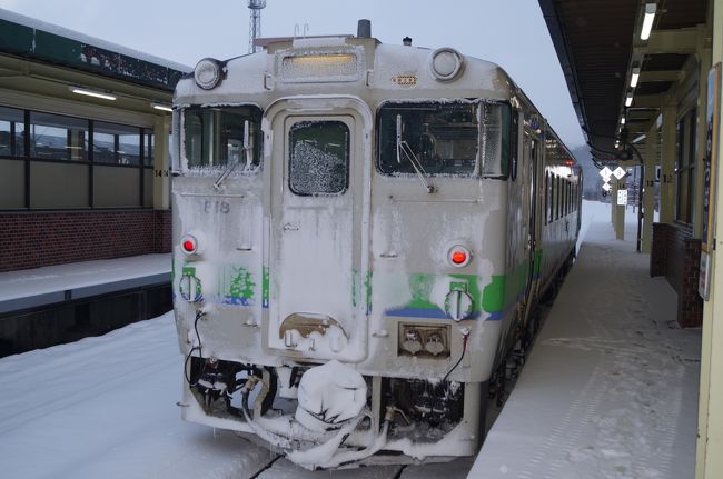 ２回目の北海道への旅です。<br />・北海道新幹線「グランクラス」乗車<br />・毎年函館の冬の観光キャンペーンの「函館。冬に恋」各所めぐり<br />・2019年3月で廃止予定の石勝線夕張支線の乗車<br />・日本一のミニ市歌志内再訪　<br />等の目的を掲げて旅立ちました。<br /><br />★1日目<br />　上野6：38→新函館北斗10:58 <br />　　北海道新幹線はやぶさ1号 グランクラス乗車<br />　新函館北斗11:10→函館11:25 はこだてライナー<br />　函館駅でスーツケース等をコインロッカーへ<br /><br />　「ラッキーピエロ 函館駅前店」でチャイニーズチキンバーガーの昼食<br />　函館駅前→湯の川　函館市電<br />　湯川小学校前→湯川団地北口　函館バス<br /><br />　トラピスチヌ修道院見学<br />　トラピスチヌ入口→五稜郭公園入口　函館バス<br />　五稜郭タワー見学　夜景展望<br />　タクシーで八幡坂まで。八幡坂、二十間坂のイルミネーション観光。<br />　「五島軒」ではこだてチャウダーの夕食<br /><br />　函館19:54→苫小牧22:51 特急スーパー北斗23号<br />　　車内でチキン弁当の夕食<br />　「ホテルウイングインターナショナル苫小牧」泊　<br />　　みかどのかにめしの夜食<br /><br />★2日目<br />　苫小牧6:10→追分6:44<br />　追分7:09→夕張8:24<br />　　ホテルレースイで、夕張記念グッズ購入<br />　夕張ホテルマウントレースイ8:51→栗山9:34 北海道中央バス高速<br />　栗山9:38→岩見沢10:01<br />　岩見沢10:25→砂川10:46 特急ライラック11号<br /><br />　砂川市立病院→歌志内球場入口　北海道中央バス焼山線<br />　　歌志内市内散策、歌志内「ゆめつむぎ」見学<br />　歌志内市街→砂川市立病院　北海道中央バス歌志内線<br /><br />　砂川14:38→岩見沢14:59 特急ライラック26号<br />　岩見沢15:06→由仁15:35<br />　　由仁市街散策、由仁駅前からタクシーで新千歳空港へ<br /><br />　新千歳空港 17:00→羽田空港 18:40 JAL518便 クラスJ<br /><br />かなりの急旅行でした。移動時間の長さ、多さは反省材料ながら、<br />十分の達成感のある旅でした。<br />　<br />　<br />