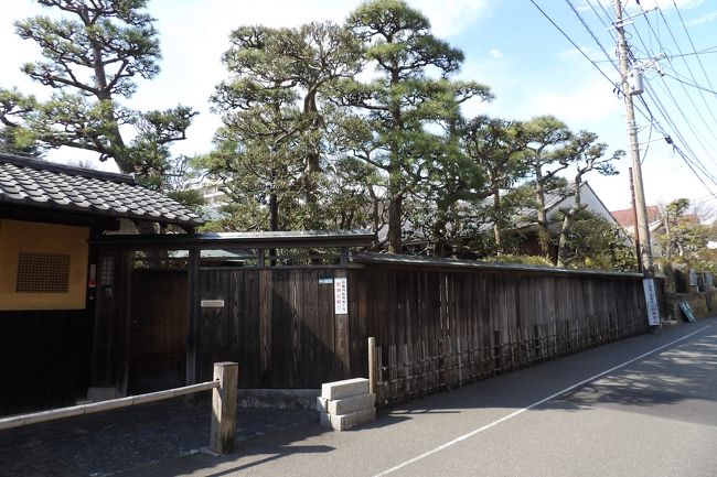 　笹目町から北上する道路沿いにも長い築地塀で囲まれたお屋敷が幾つかある。しかし、この道路は狭く、一方通行になっている。それでも昔から佐助稲荷や銭洗弁財天の参道でもあり、その奥には化粧坂七曲もあり、鎌倉時代には確実にあった道路である。それが、鉄道開通後も手が加えられず、幅が狭いままで、近代になってからは一方通行になってしまったのであろう。<br />　このお屋敷の塀の前や門の前の道路には白線が引かれてある。そして、このお屋敷の板塀には「白線内私有地に付　駐車お断り」の看板がある。すなわち、このお屋敷を建てる際には家の前の道路が狭過ぎるので、塀や門を1m程度引っ込めて家を建てたのだ。誰もが通行できるように道路の幅を広げているのだが、その道路端の私有地に当たるアスファルト上に白線を引いて駐車禁止にしているのだ。インフラ整備がなされていない鎌倉ならではの光景だと思う。<br />（表紙写真はお屋敷前の白線）