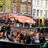 2019年春ヨーロッパ旅行１ーアムステルダム到着、キングズデー参加