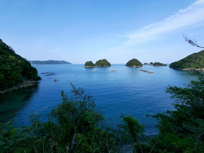 2019.5徳島高知ドライブ旅行6－南阿波サンライン，海南市鞆浦，手倉湾，すばらしい水床湾