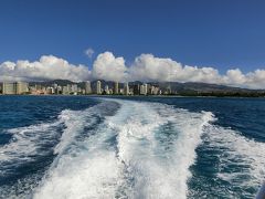 ハワイの休日・”アッ”と言う間に過ぎ去った１５日間 「オーシャン・スニーカー」に乗って、ケワロ湾～ワイキキ周辺を海上散歩。（2019）