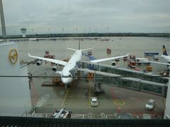 2009年６月の旅、ミュンヘン空港到着は緊急ブレーキで危機一髪の着陸……消防車大集合で熱烈歓迎之図