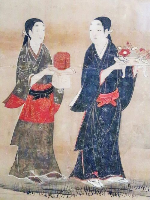 東博-7 本館b 国宝室 〔 花下遊楽図屏風 〕 ☆桃山文化を伝える