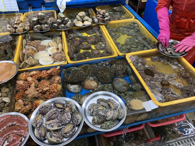 週末土日に対馬から船で釜山へ(2)プサンに移動して海鮮味わって帰国編