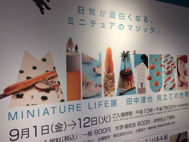 新宿でMINIATURE LIFE展と、目黒のカフェに行ってきました。<br />その①