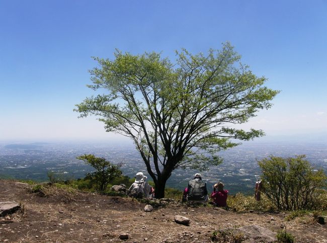 所属している山の会の会員から、月例山行の合間に、赤城山系鍋割山に登り、山頂でバーベキューで食事会を計画したので参加しませんか、と、誘いをもらい、即参加を決め参加しました。<br /><br />当日は、快晴の登山日和で、新緑と開花まじかのツツジの花や谷川岳などの雪山遠望がすばらしく、高山植物も、ちらほら咲きはじめ最高のトレッキングと鍋割山、山頂でのバーベキュー食事会に大満足の山行ができました。<br />