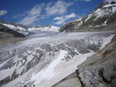 スイス８日間の旅（３）　フルカ峠とローヌ氷河