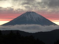 令和元年も箱根温泉旅行をしました④夕食後に素晴らしい富士山を見ました