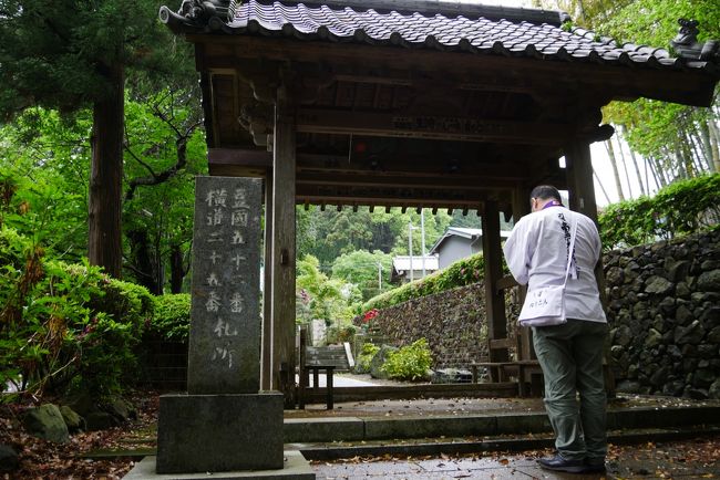 ３月に開始した伊豆のお遍路、伊豆半島真ん中の１番札所から北上して…<br />２回の都合３日間で三島から箱根を越えて、熱海、伊東までお参りしました。<br />３回目は伊豆半島の東海岸を南下、下田まできました<br /><br />伊豆のお遍路の第三回目、下田に泊まって三日目の前半は下田市内の札所をまわります。<br />