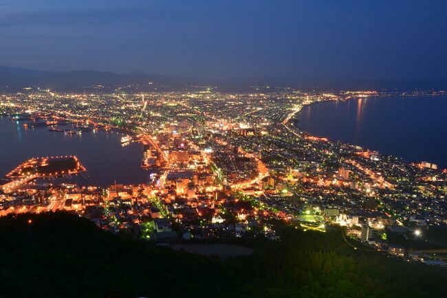 空前絶後の10連休の後で比較的すいていると思われる時期を狙って函館&湯の川温泉を訪れました。妻は初めての函館、私は学生時代に1回行ったのみ<br /><br />個人旅行ならではのこだわりを持って比較的マイナーと思われるが自分好みの観光地を優先的に訪れました<br /><br />ANAのフライトとホテルが自由に選べるダイナミックパッケージ「旅作」を利用して以下の日程で東京から2泊3日で訪れました<br /><br />ホテルは1泊目は函館山ロープウェイ山麓駅徒歩圏のWBFホテル<br />グランデ、2泊目はオーシャンビューの露天風呂付部屋が売りのプリンスホテル渚亭を選びました<br />・・・・・・・・・・・・・・・・・・・・・・・・・・・・・<br /><br />1日目・・・・・羽田→函館(ANA535便)、着後立待岬観光後函館山頂で夜景観賞。山麓のWBF函館グランデ(泊)<br /><br />2日目・・・・・啄木の足跡を辿る、元町教会群を参拝、青函連絡船「摩周丸」見学、湯の川プリンスホテル渚亭(泊)<br /><br />3日目・・・・・ベイエリアを散策後五稜郭公園、タワー観光→トラピスチヌ修道院参拝。ANA4760便にて羽田帰着<br /><br />今回は総括編で個別の観光地については例によってグタグタと後日述べたいと思います