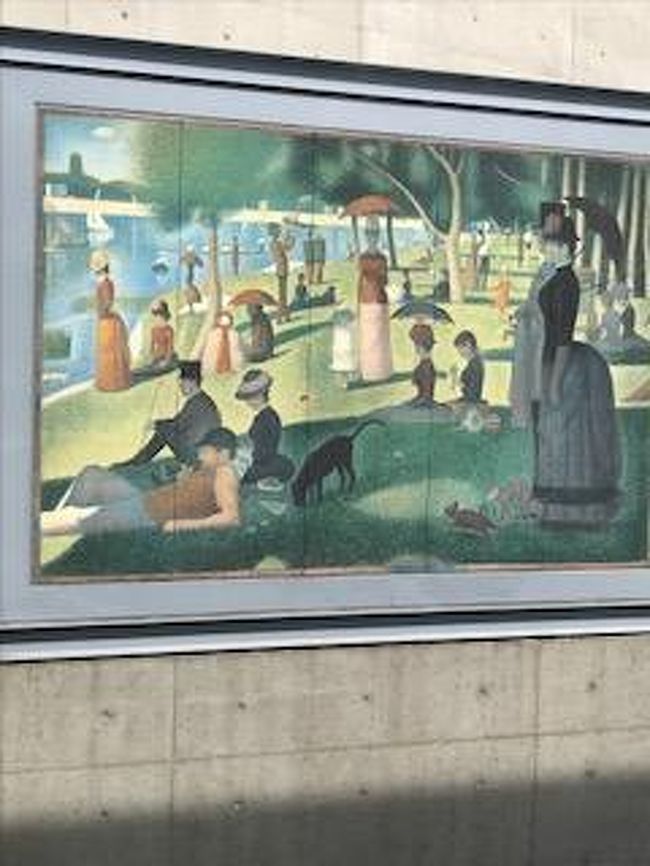 月1回通っている美術講座の後、<br />先生と生徒さん達でランチをして北山の陶板名画の庭へ行き<br />そのままお茶をしてきました。<br />陶板名画の庭では先生の解説付きというとっても得で美術三昧の一日でした