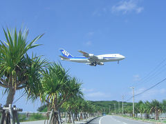 ANA 那覇空港着陸　