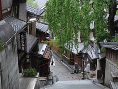 京都平成36　清水寺参道　産寧坂あたり　早朝６時前　☆清水坂・茶わん坂も閑静で