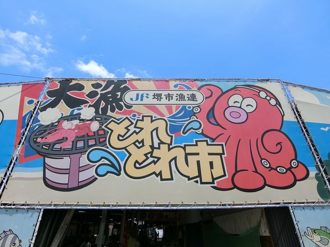 海鮮バーベキューが楽しめる堺市の「とれとれ市」へ。<br />また近くの一等三角点が設置されている標高6.97mの日本一低い山の「蘇鉄山」へ。